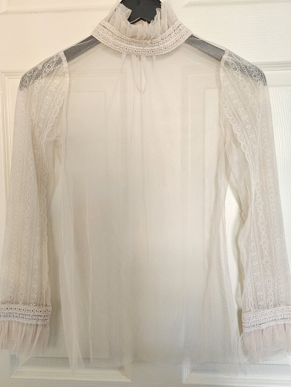 Vintage Tule Lace Blouse